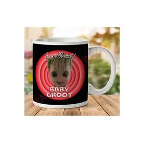 Guardians Of The Galaxy Baby Groot Looney Tunesi Baskılı Seramik Kupa Bardak