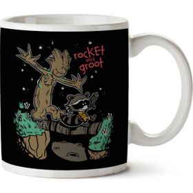 Guardians of the Galaxy Rocket And Groot Baskılı Kupa