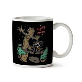 Guardians of the Galaxy Rocket And Groot Baskılı Kupa