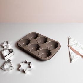 Guardini Guardini Anto 6’lı 27x18 cm Muffin Kalıbı