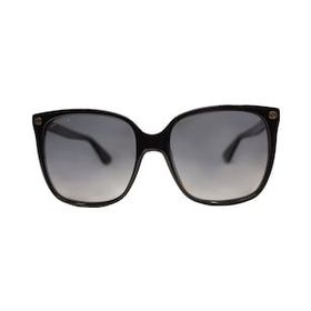 GUCCI 0022S 007 57 Siyah Kadın Güneş Gözlüğü