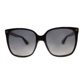 GUCCI 0022S 007 57 Siyah Kadın Güneş Gözlüğü
