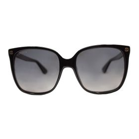 GUCCI 0022S 007 57 Siyah Kadın Güneş Gözlüğü