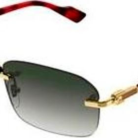 Gucci 1221S 006 56-16 Altın Unisex Güneş Gözlüğü