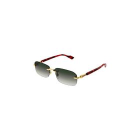 Gucci 1221S 006 56-16 Altın Unisex Güneş Gözlüğü