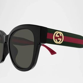 Gucci 1866SK 001 56-19 Kadın Siyah Güneş Gözlüğü