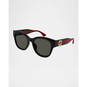Gucci 1866SK 001 56-19 Kadın Siyah Güneş Gözlüğü