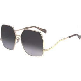 Gucci GG 1005S 002 61 Gold Metal Geometrik Kadın Güneş Gözlüğü