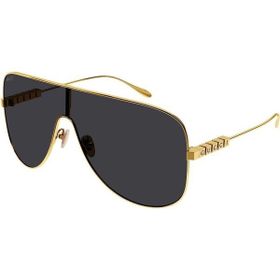 Gucci GG 1436S 001 99 Unisex Blok Cam Gold Metal Güneş Gözlüğü