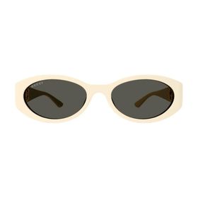 Gucci GG 1662SA 004 56 Beyaz Oval Kemik Kadın Güneş Gözlüğü