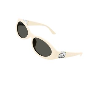 Gucci GG 1662SA 004 56 Beyaz Oval Kemik Kadın Güneş Gözlüğü