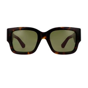 Gucci GG 1663S 002 52 Siyah Kare Kırçıllı Kemik Kadın Güneş Gözlüğü
