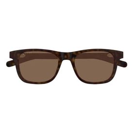 Gucci GG 1671S 006 53 Unisex Kare Kırçıllı Kahverengi Kemik Güneş Gözlüğü