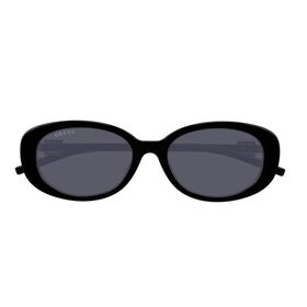 Gucci GG 1684SA 001 55 Siyah Oval Kemik Kadın Güneş Gözlüğü