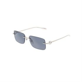 Gucci GG 1703S 003 55 Gri Metal Dikdörtgen Unisex Güneş Gözlüğü