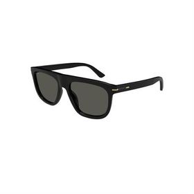 Gucci GG 1726S 001 56 Siyah Oval Kemik Unisex Güneş Gözlüğü