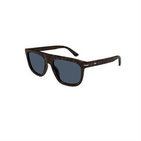 Gucci GG 1726S 002 56 Kahverengi Oval Kırçıllı Kemik Unisex Güneş Gözlüğü