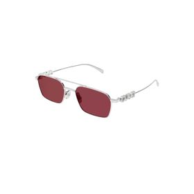 Gucci GG 1804S 004 54 Erkek Dikdörtgen Gri Metal Güneş Gözlüğü
