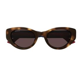 Gucci GG 1862S 002 52 Kadın Cat Eye Kırçıllı Kahverengi Kemik Güneş Gözlüğü