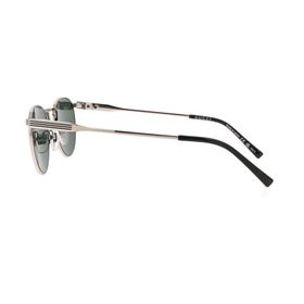 Gucci GG 1875S 002 48 Unisex Oval Gri Metal Güneş Gözlüğü