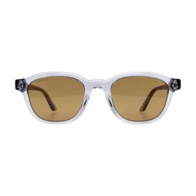 Gucci GG 1892S 005 50 Unisex Oval Şeffaf Kemik Güneş Gözlüğü