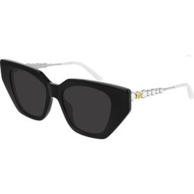 Gucci GG0641S 001 53-19 Siyah Cat Eye Çerçeveli Füme Mat Camlı Kadın Güneş Gözlüğü