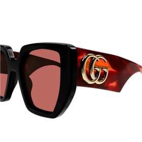 Gucci GG0956S 009 54 Bordo Kadın Güneş Gözlüğü