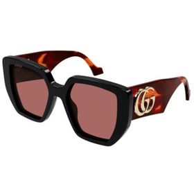 Gucci GG0956S 009 54 Bordo Kadın Güneş Gözlüğü