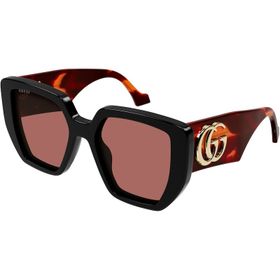 Gucci GG0956S 009 54 Bordo Kadın Güneş Gözlüğü