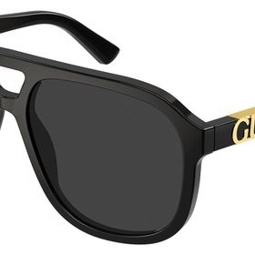 Gucci GG1188S 001 Siyah/Gri Pilot Polarize Unisex Güneş Gözlüğü