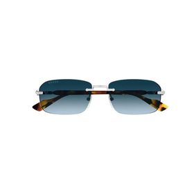 Gucci GG1221S 007 56-16 Gümüş Unisex Güneş Gözlüğü