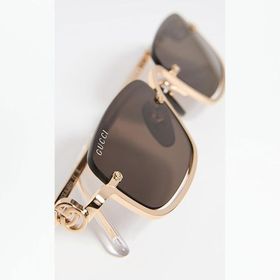 Gucci GG1278S Altın Kahverengi 55 19 140 Unisex Güneş Gözlüğü