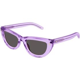 Gucci GG1521S 004 51-20 Kadın Füme Mat Camlı Mor Asetat Cat Eye Güneş Gözlüğü