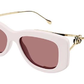 Gucci GG1566SA 003 55 Krem Kadın Güneş Gözlüğü