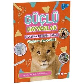 Güçlü Hayvanlar - Çıkartmalı Aktivite Kitabı