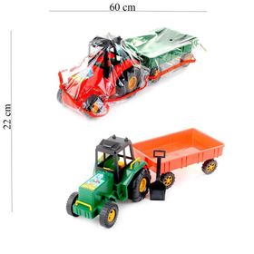 Güçlü Plastik Büyük Römorklu Traktör