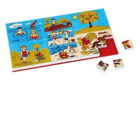 Güçlü Plastik Heceler 67 Parça Puzzle