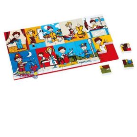 Güçlü Plastik Heceler 67 Parça Puzzle