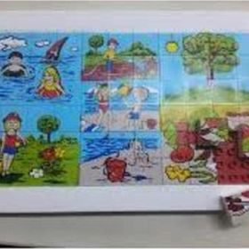 Güçlü Plastik Yaz 67 Parça Puzzle