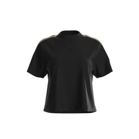 Guess Bisiklet Yaka Düz Siyah V3RI08I3Z14 Kadın T-shirt