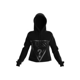 Guess Bisiklet Yaka Siyah V2YQ08K7UW2 Kadın Sweatshirt