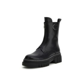 Guess FLFANNLEA10-BLACK Siyah Deri Kadın Bot