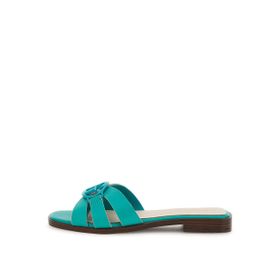 Guess FLJSYMLEA03MENTA Yeşil Kadın Deri Terlik