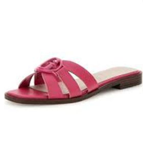 Guess FLJSYMLEA03PINK Pembe Deri Kadın Terlik