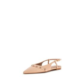 Guess FLPDORLEA05 Dorlee Krem Deri Kadın Babet