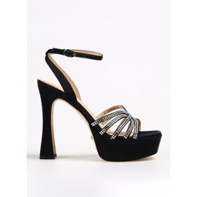 Guess FLPIRTSAT03 Siyah Kadın Topuklu Ayakkabı