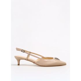 Guess FLPJESLEA05TAUPE Bej Kadın Deri Topuklu Ayakkabı