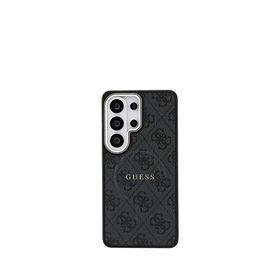 Guess Galaxy S26 Ultra 4g Siyah Yazı Logolu Magsafe Uyumlu Pu Deri Telefon Kılıfı
