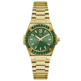 Guess GCZ34002L9MF Quartz Çelik Altın Rengi Yeşil Kadran 34 mm Kadın Kol Saati