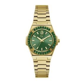 Guess GCZ34002L9MF Quartz Çelik Altın Rengi Yeşil Kadran 34 mm Kadın Kol Saati